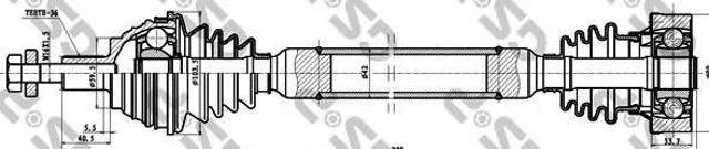 261096 GSP Árbol de transmisión delantero derecho  comprar en Jaén
