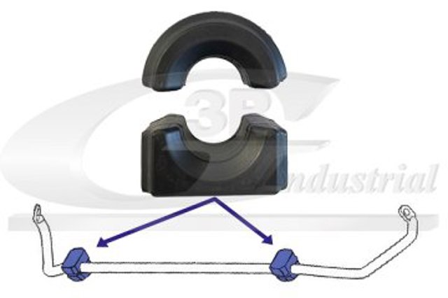 Soporte estabilizador, Eje delantero 60163 3RG