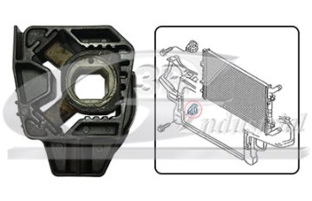 Soporte inferior de fijación del radiador 86701 3RG