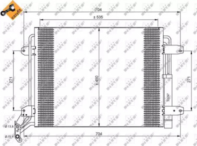 35848 NRF Condensador aire acondicionado comprar Madrid