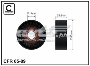 0589 Rodillo, correa trapecial poli V  comprar en Zaragoza