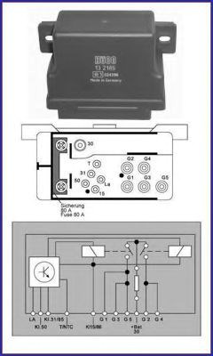 HITACHI 132165 Relé de los calentadores comprar Barcelona