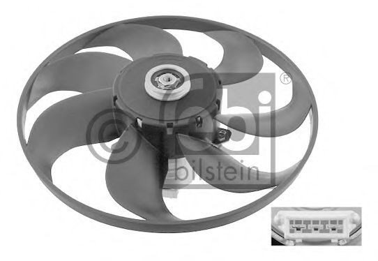 14848 FEBI Ventilador (rodete +motor) refrigeración del motor con electromotor completo  disponible Ourense