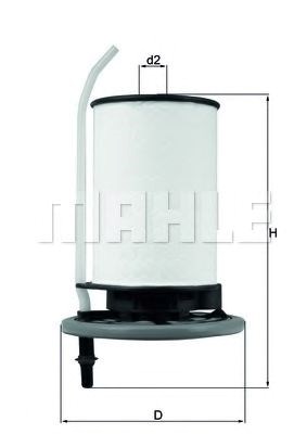 KX398 MAHLE Filtro de combustible comprar Alcalá