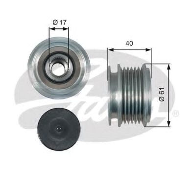 OAP7013 Polea alternador  en stock Sabadell