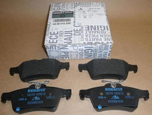 440601689R RENAULT Pastillas de freno traseras  disponible Alicante