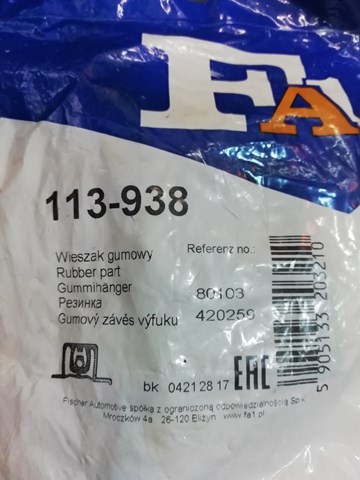 113938 FA1 Soporte escape comprar Bilbao