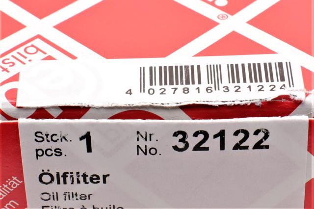 32122 Filtro de aceite  en stock Sabadell