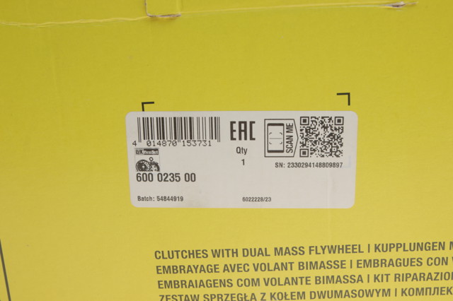 600023500 Kit de embrague (3 partes)  disponible Utrera