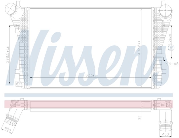 96568 NISSENS Intercooler comprar Madrid