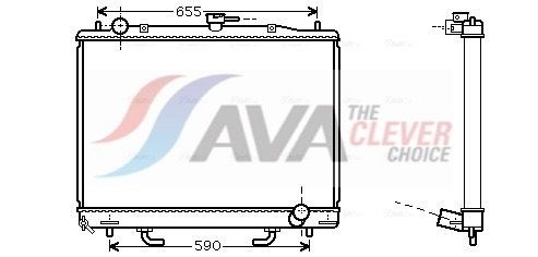 MT2163 Radiador refrigeración del motor  disponible Burgos