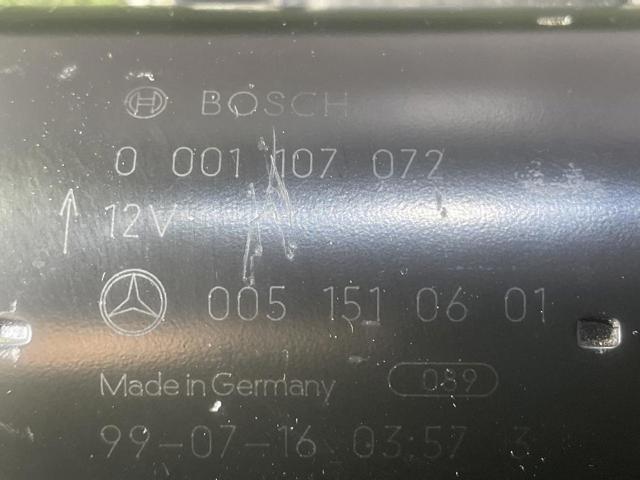 0001107072 MERCEDES Motor de arranque  en stock Huelva