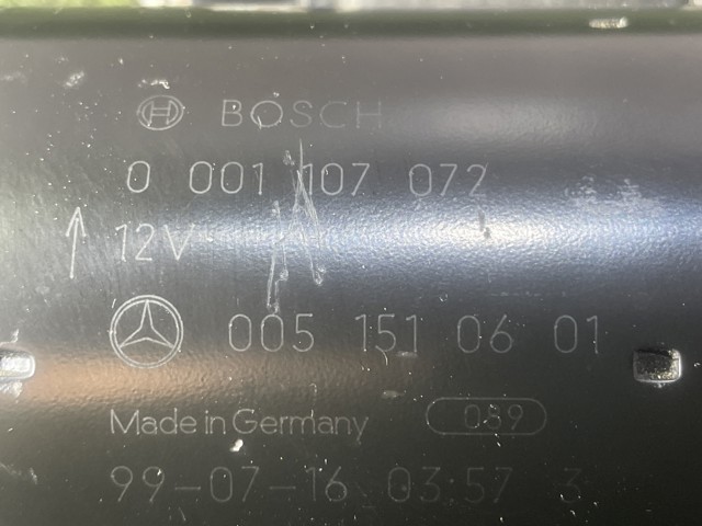 MERCEDES 0001107072 Motor de arranque  disponible España