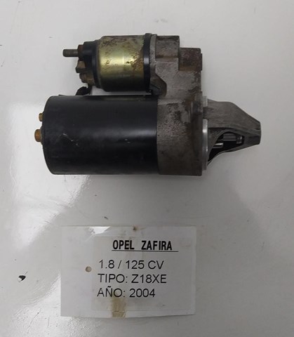 Motor arranque para opel zafira a limusina (t98) (2000-2005) 1.8 16v (f75) z18xe 0001107098