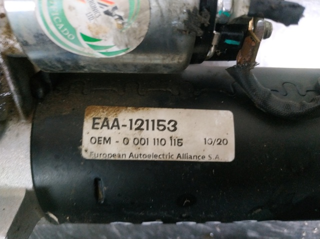 Motores de arranque 0001110115 OPEL