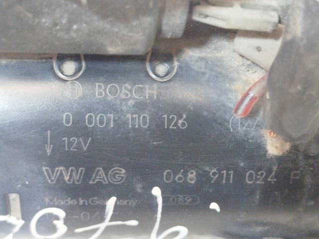 0001110126 Motor de arranque  comprar en Reus