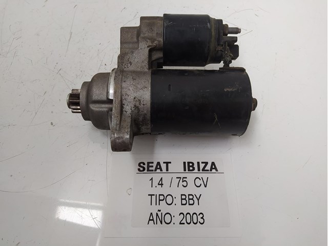 Motor arranque para seat ibiza iii (6l1) (2002-2005) 1.4 16v bky 0001121016