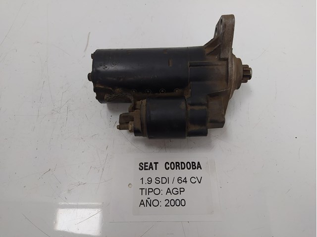 Motor arranque para seat cordoba (6l2) (2002-2007) 1.9 sdi asy 0001125005