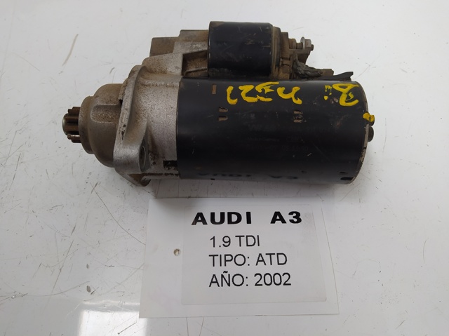 Motor arranque para audi a3 (8l1) (1997-2001) 1.9 tdi ahf 0001125042