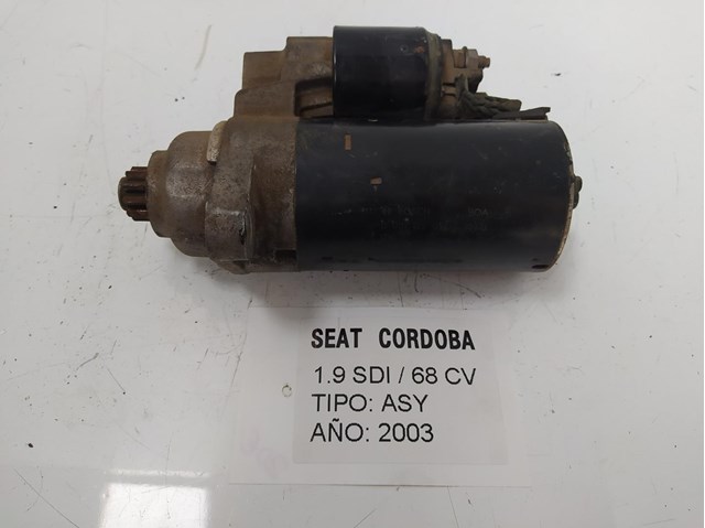 Motor arranque para seat cordoba (6k1,6k1) (1994-2002) 1.9 sdi agp 0001125051