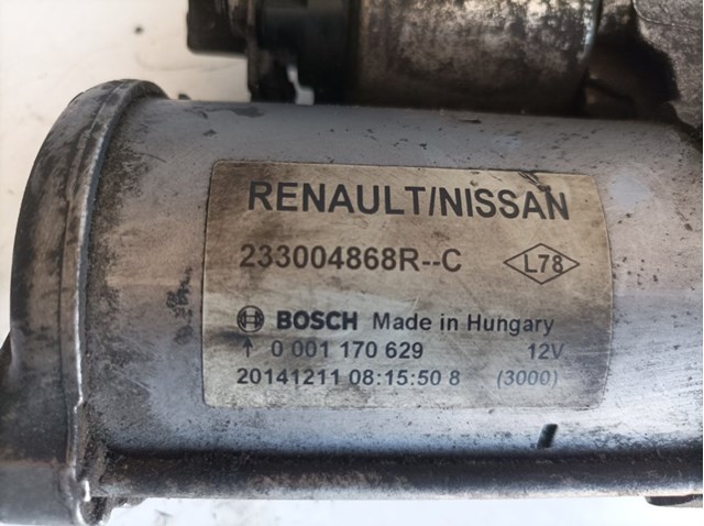 0001170629 Motor de arranque  en stock Sabadell
