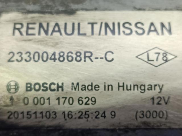 RENAULT 0001170629 Motor de arranque comprar Pamplona