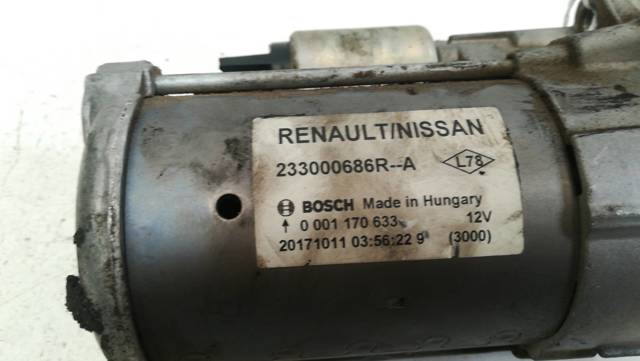 RENAULT 0001170633 Motor de arranque  en stock Valencia