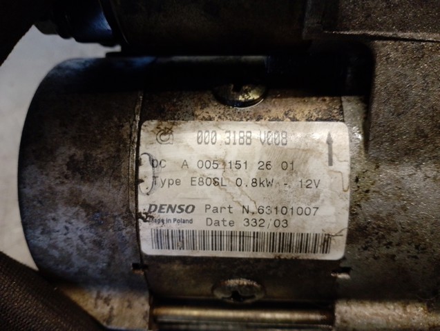 MERCEDES 0003188V008 Motor de arranque  en stock Valencia