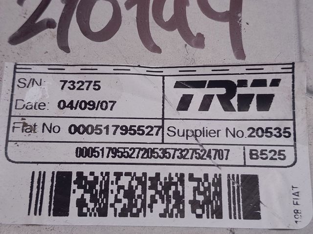 FIAT 00051795527 Columna de dirección  disponible Lugo