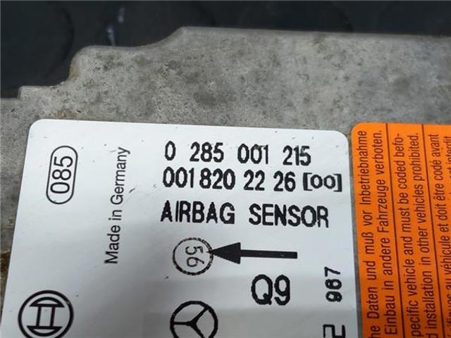 Centralita airbag para mercedes clase e berlina (bm 210) e 320 cdi (210.026) om 613.961 0018202226
