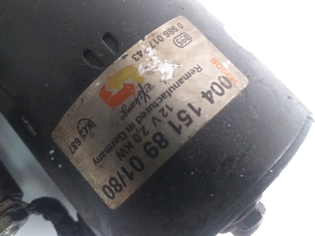 MERCEDES 0041518901 Motor de arranque  disponible Lugo