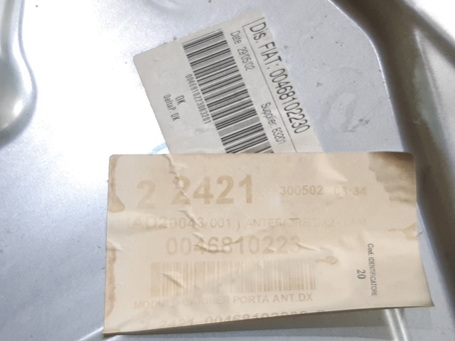 FIAT 0046831652 Mecanismo de elevalunas delantero derecha comprar Tarragona