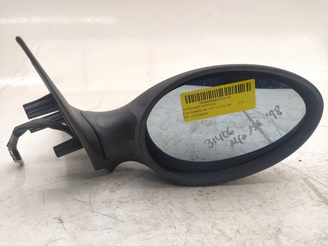 Espejo retrovisor derecho 01214482500 Fiat/Alfa/Lancia