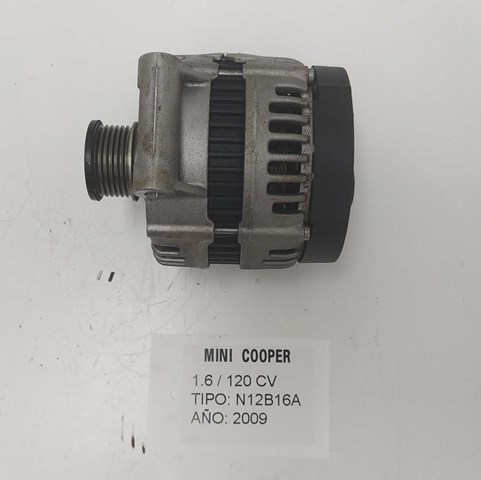 Alternador para mini mini descapotable cooper n12b16a 0121615027