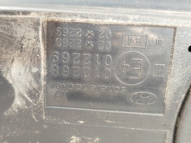 HYUNDAI 012268 Espejo de retrovisor derecho comprar Pamplona