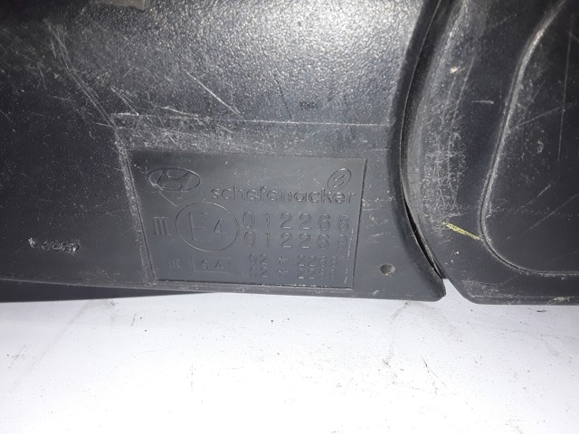 HYUNDAI 012268 Espejo de retrovisor derecho  en stock Terrassa