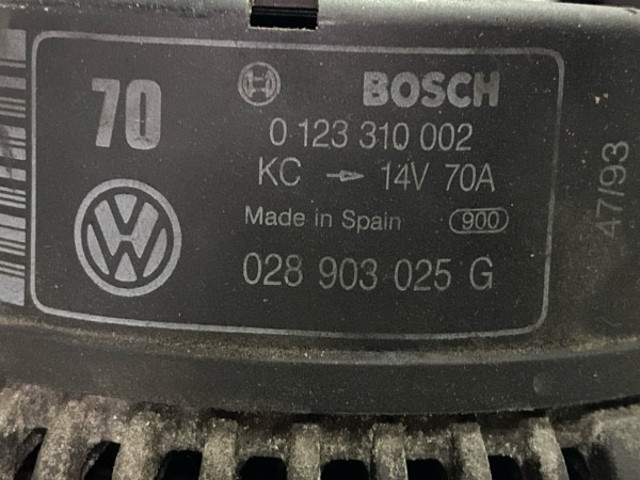 VAG 0123310002 Alternador comprar Barcelona