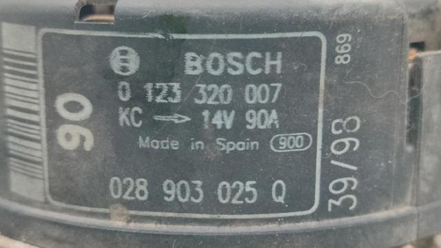 0123320007 VAG Alternador comprar Madrid