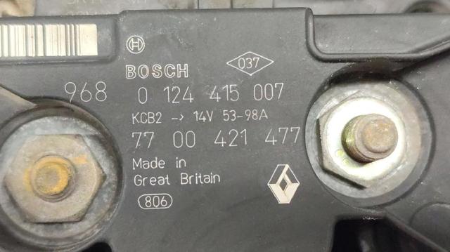 0124415007 RENAULT Alternador  disponible Ourense