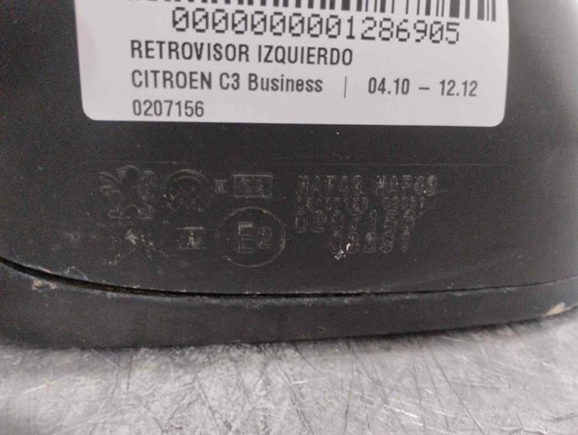 0207156 PEUGEOT Sellador de espejo para puerta derecha comprar Bilbao
