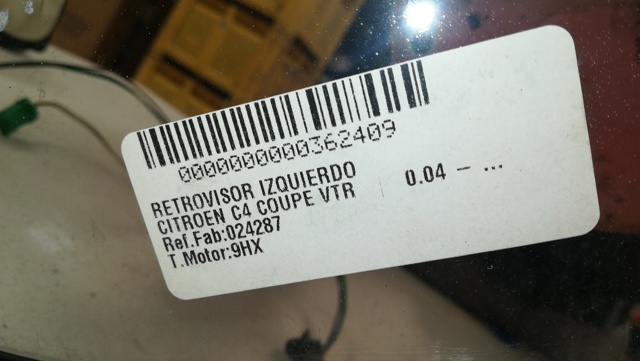 024287 Espejo de retrovisor izquierdo  en stock Castellón