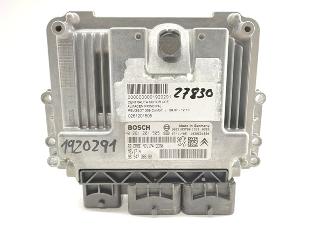 Centralina Del Motor / Modulo De control Del Motor (ecu) 0261201505 Peugeot/Citroen