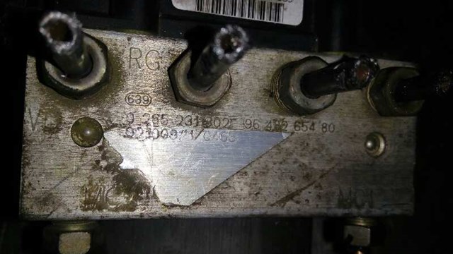 0265231302 PEUGEOT Módulo hidráulico de ABS  comprar en Lleida