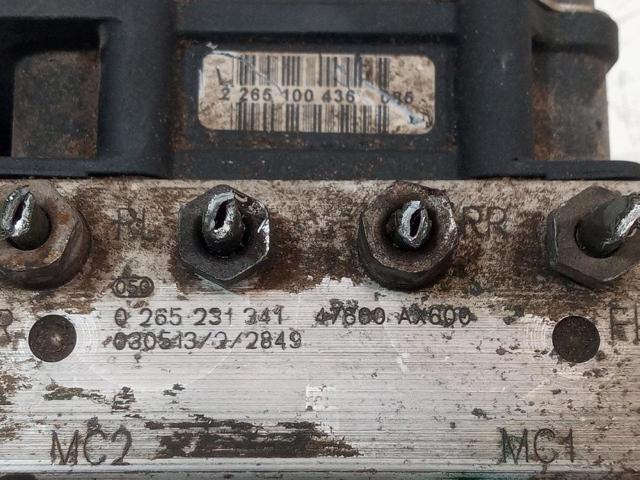 NISSAN 0265231341 Módulo ABS  en stock Terrassa