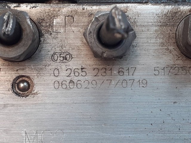 0265231617 PEUGEOT Módulo hidráulico de ABS  disponible Vigo