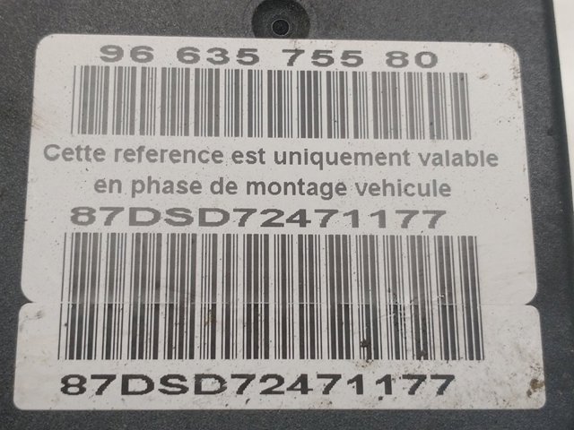 0265231796 PEUGEOT Módulo hidráulico de ABS  disponible Ourense