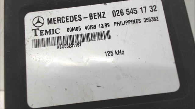0265451732 MERCEDES Módulo de control del inmovilizador  disponible Vigo