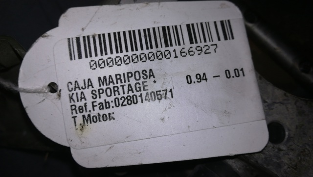 0280140571 HYUNDAI Válvula reguladora de ralentí  comprar en Oviedo