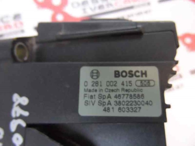 Comprar Pedal del acelerador Fiat Doblo I 223 a bajo precio