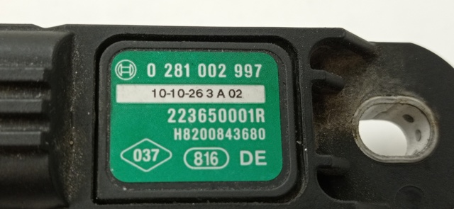 RENAULT 0281002997 Sensor de presión de sobrealimentación  comprar en Murcia